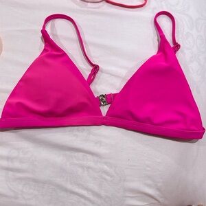 Zara Hot Pink Bikini Top